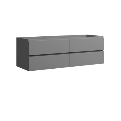 Brockton Wall Mount Double Vanity 60 Inch