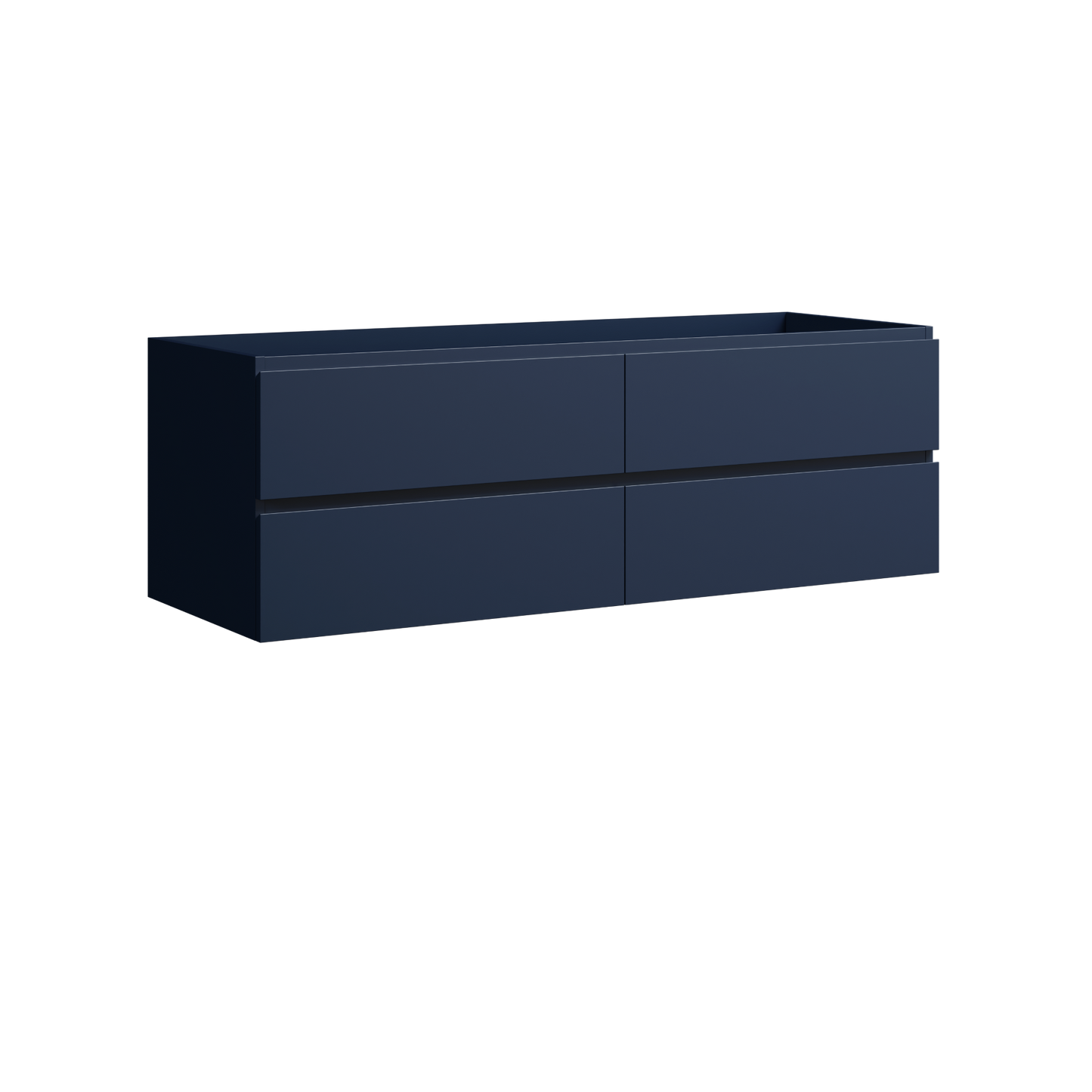 Brockton Wall Mount Double Vanity 60 Inch