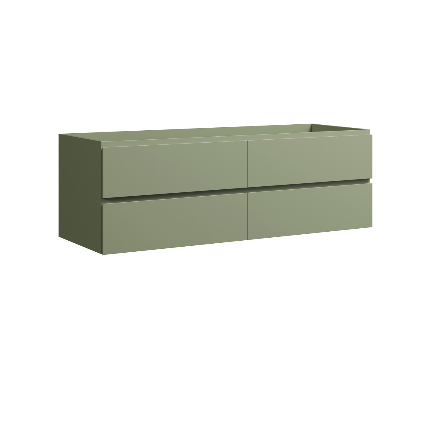 Brockton Wall Mount Double Vanity 60 Inch