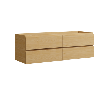 Brockton Wall Mount Double Vanity 60 Inch