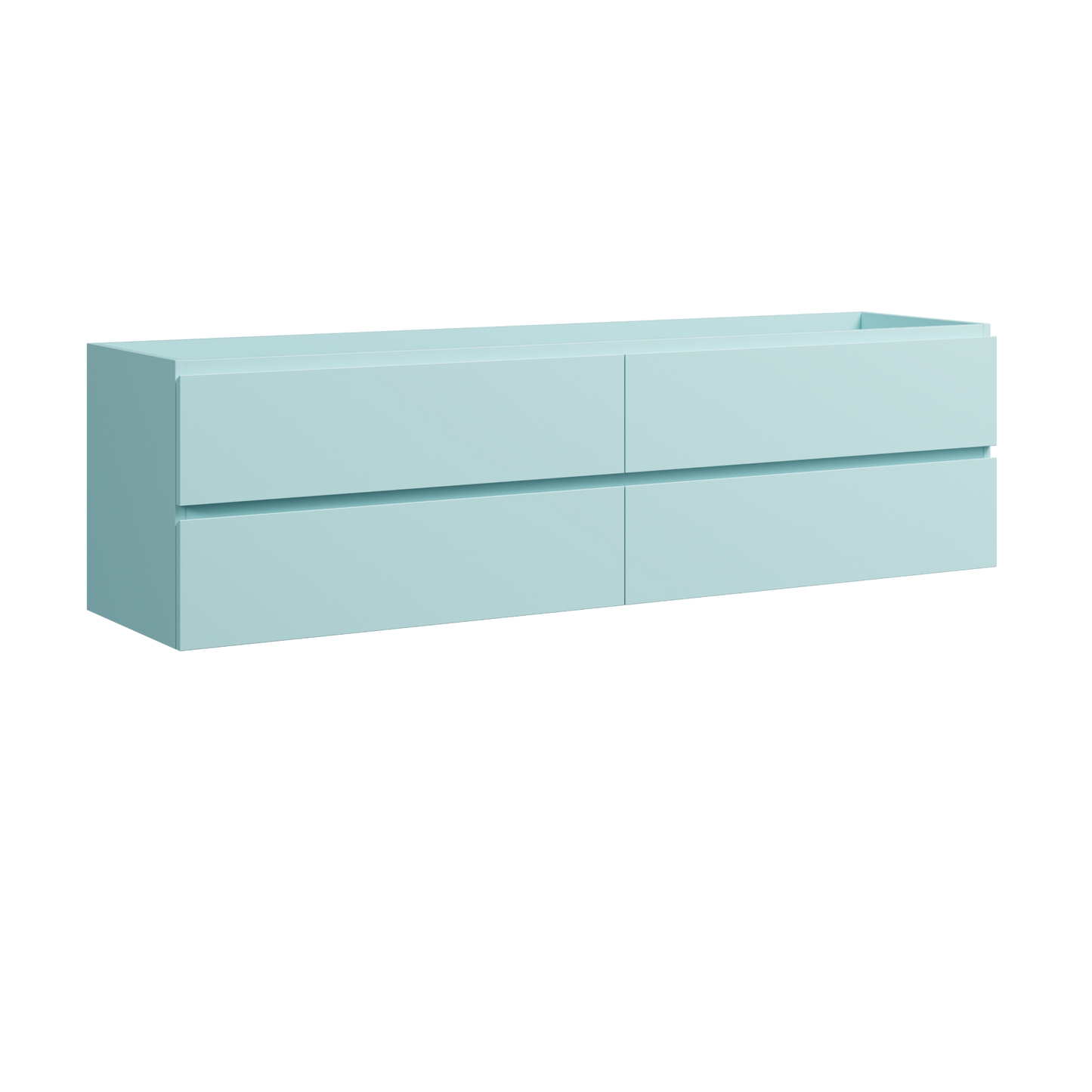 Brockton Wall Mount Double Vanity 72 Inch
