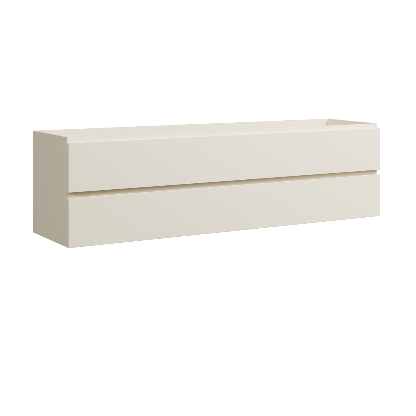 Brockton Wall Mount Double Vanity 72 Inch