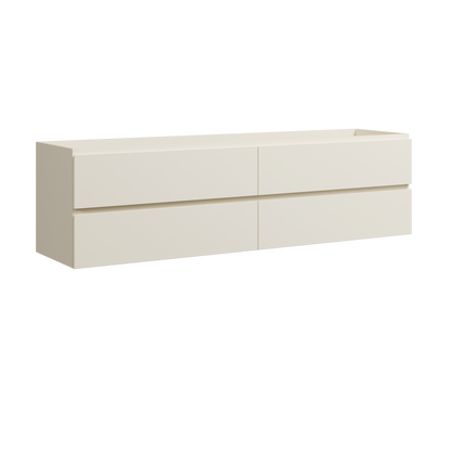 Brockton Wall Mount Double Vanity 72 Inch