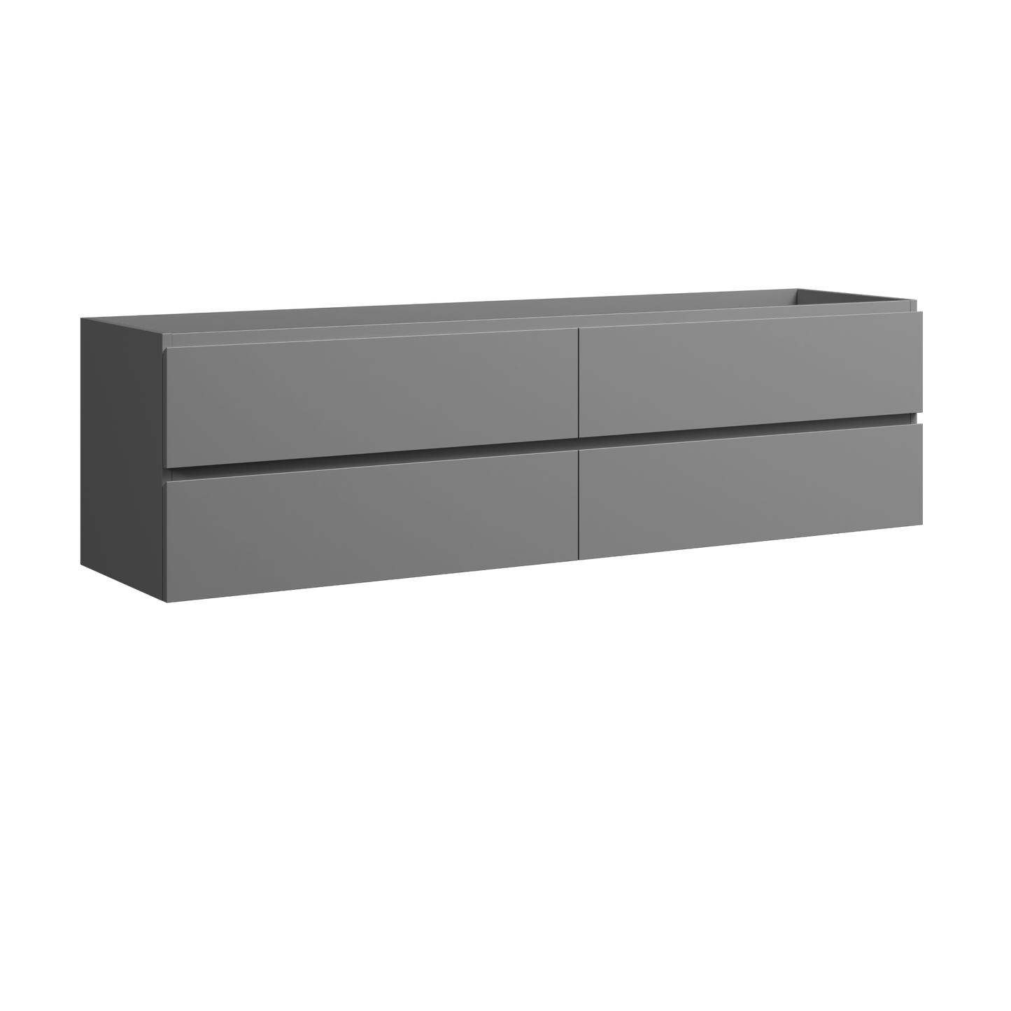 Brockton Wall Mount Double Vanity 72 Inch