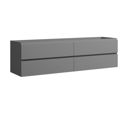 Brockton Wall Mount Double Vanity 72 Inch