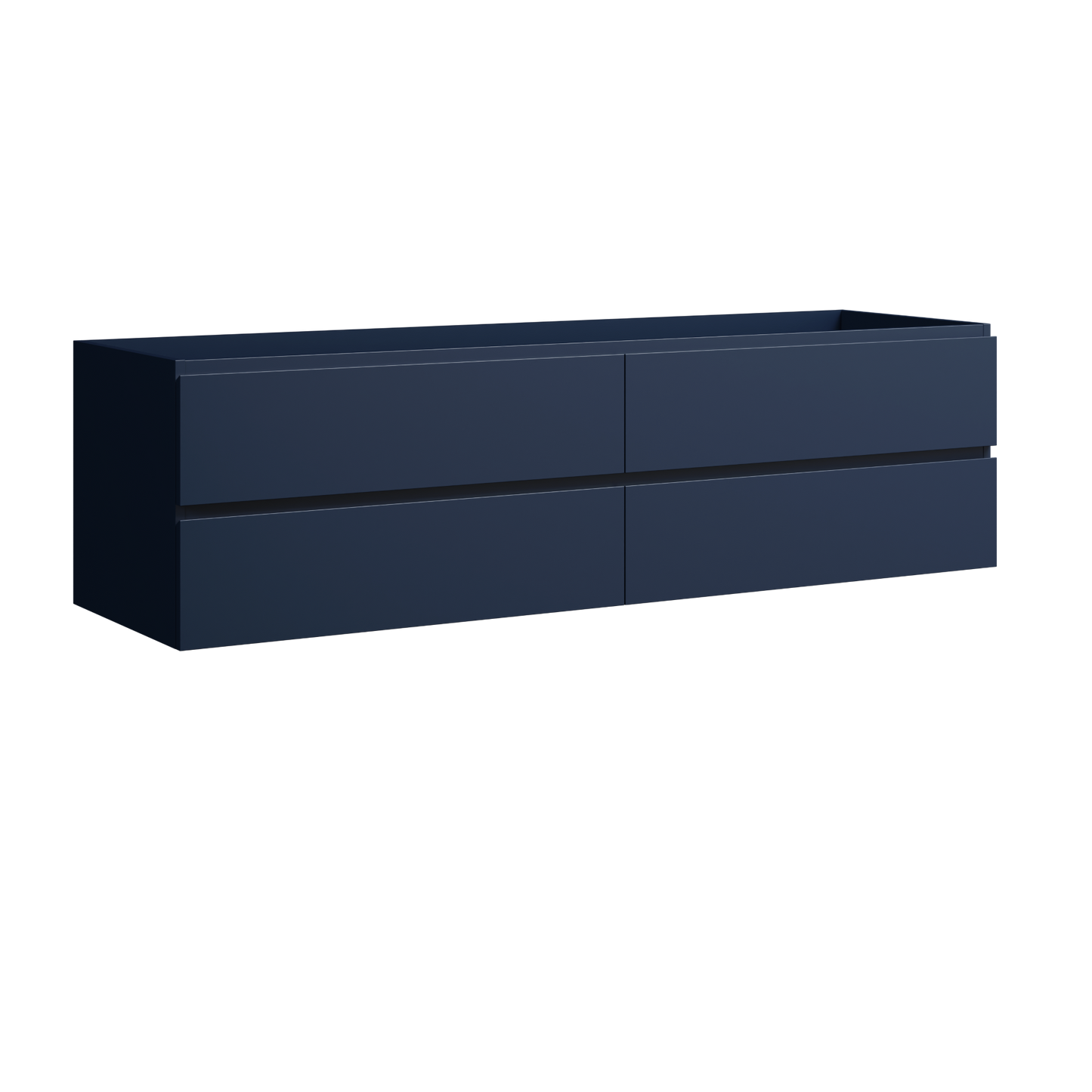 Brockton Wall Mount Double Vanity 72 Inch
