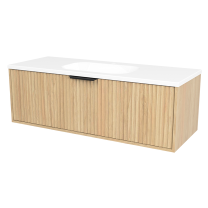 Byron Wall Mount Vanity 48 Inch Prime Oak