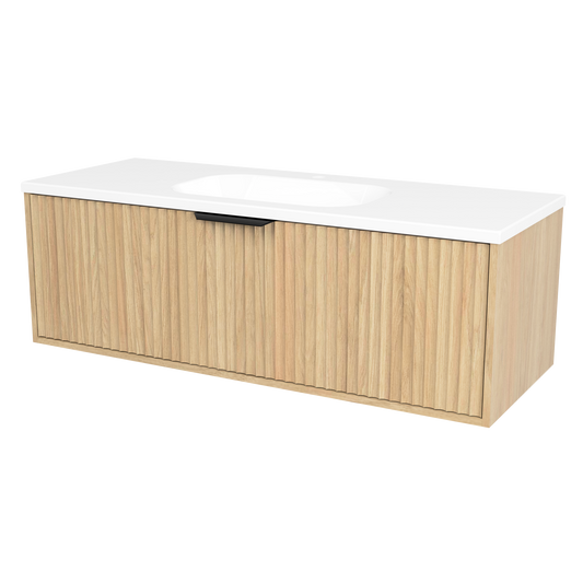Byron Wall Mount Vanity 48 Inch Prime Oak
