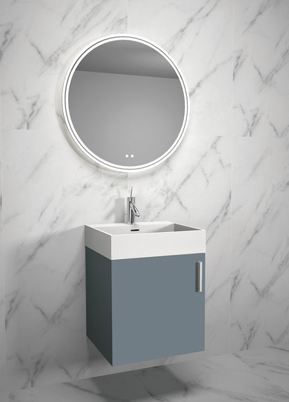 Compact 20" Wall Hung Vanity Cabinet