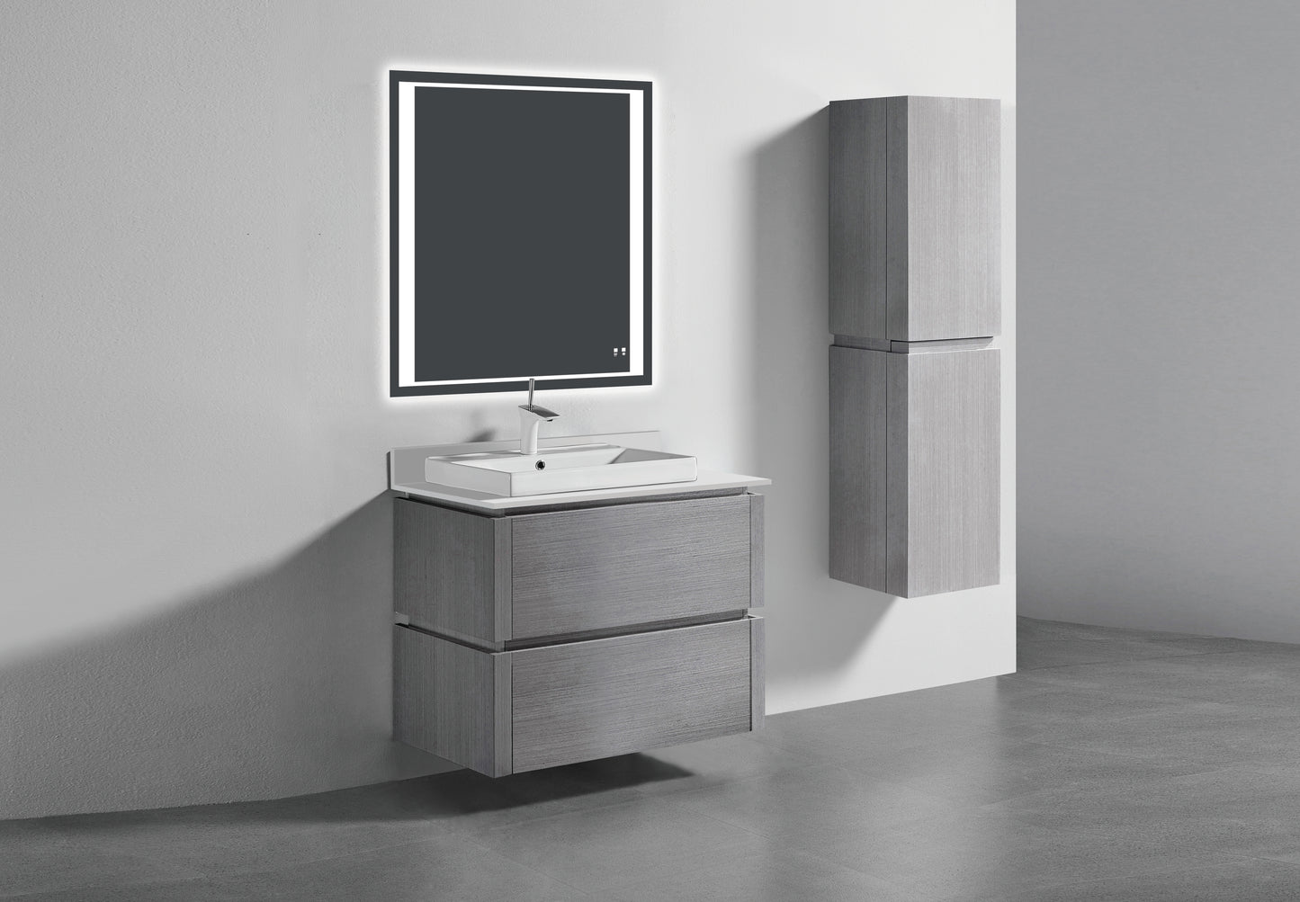 Madeli Cube 36" Wall hung Vanity Cabinet