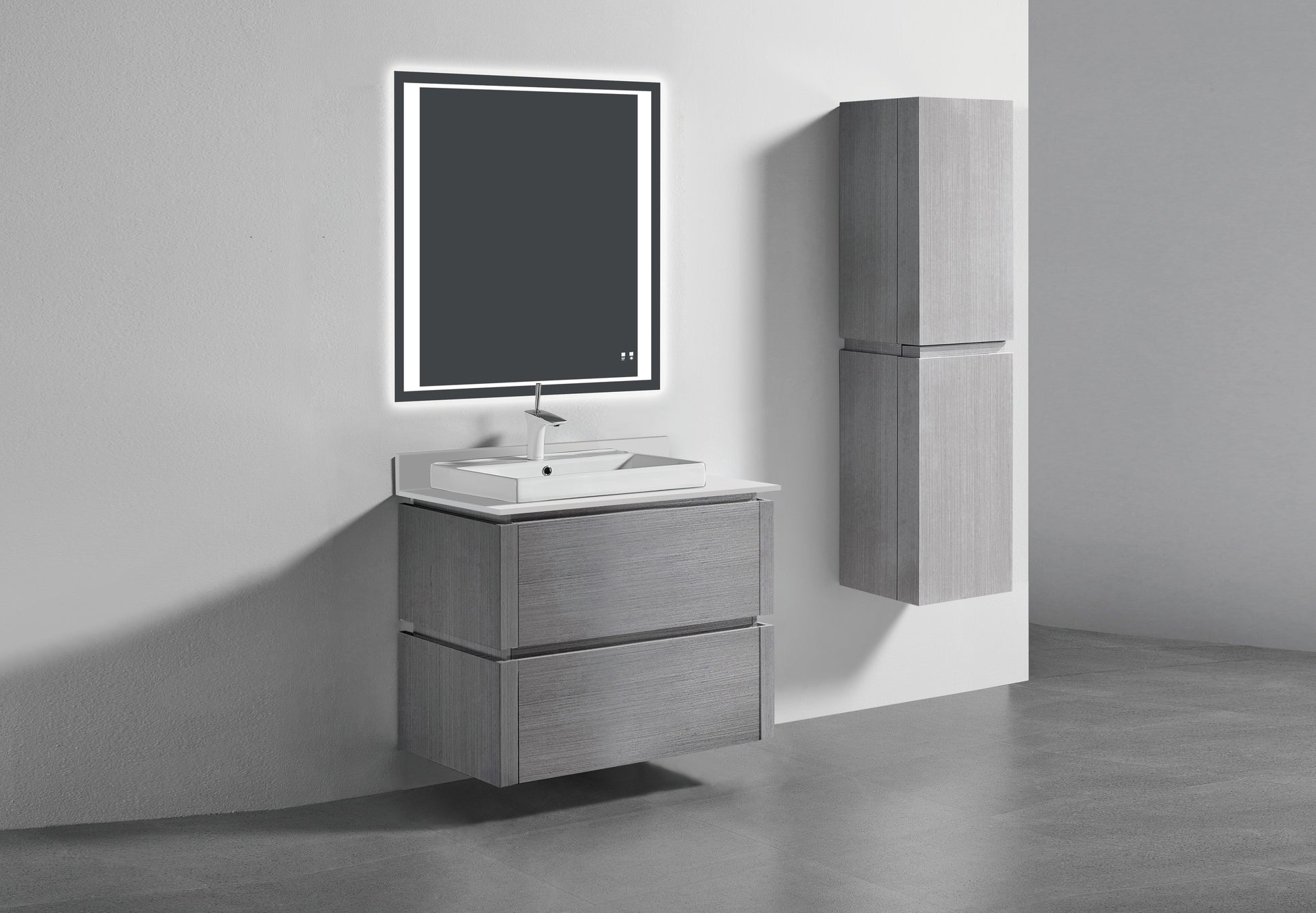 Madeli Cube 36" Wall hung Vanity Cabinet