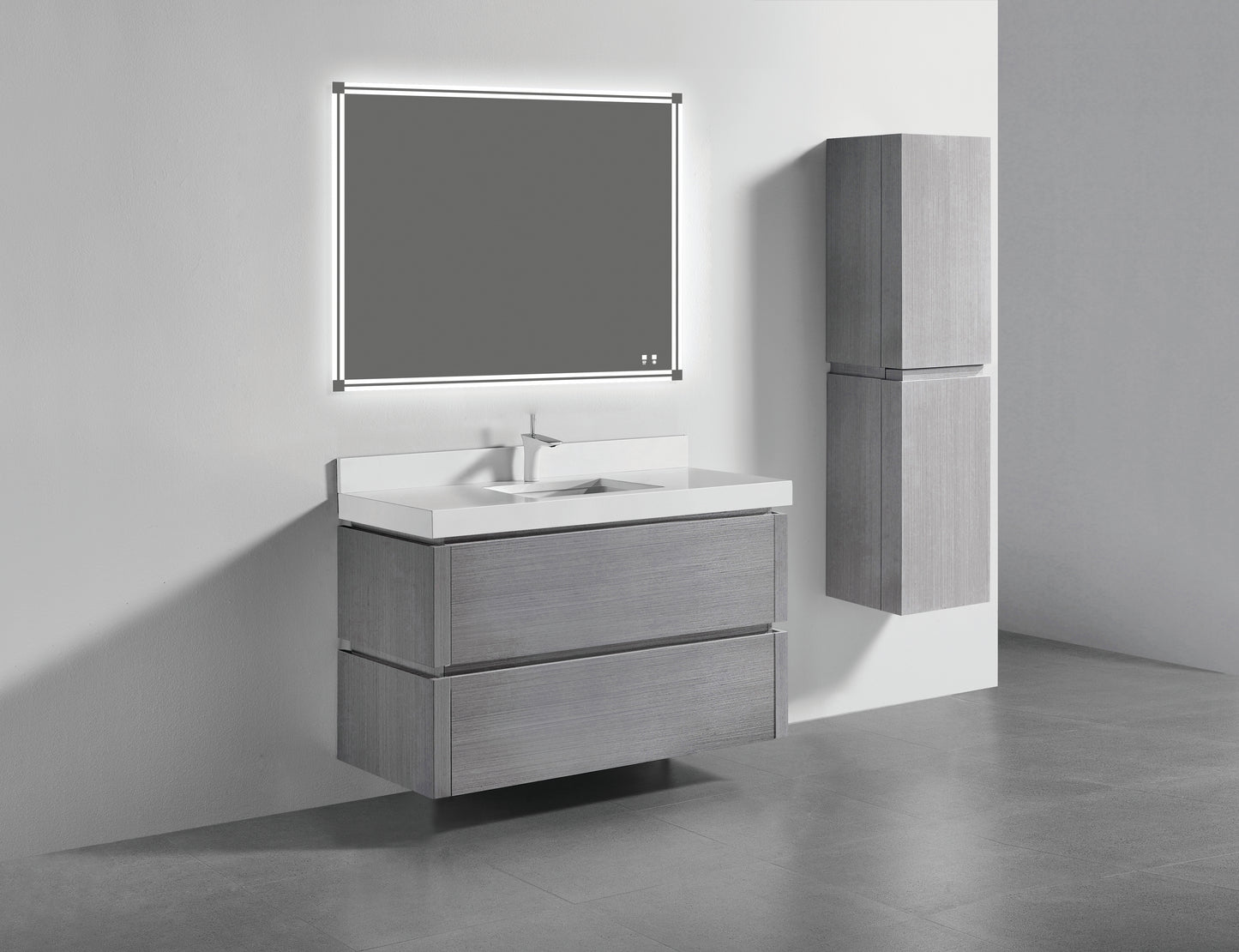 Madeli Cube 48C" Wall hung Vanity Cabinet