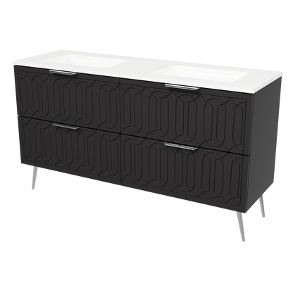Elenora Floor Standing Single Vanity 60 Inch