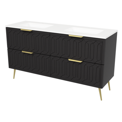 Elenora Floor Standing Single Vanity 60 Inch