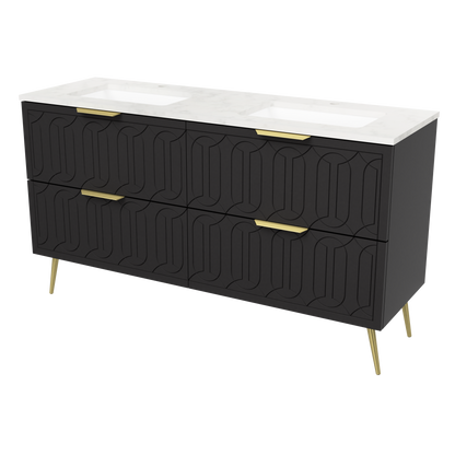 Elenora Floor Standing Single Vanity 60 Inch