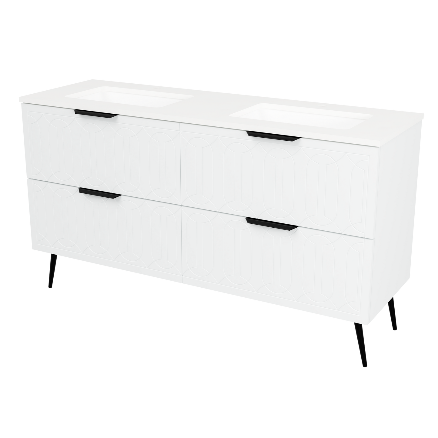 Elenora Floor Standing Single Vanity 60 Inch