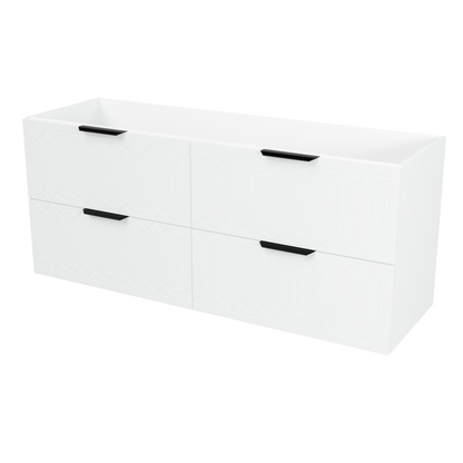 Elenora Wall Mount Vanity Cabinet 60 Inch
