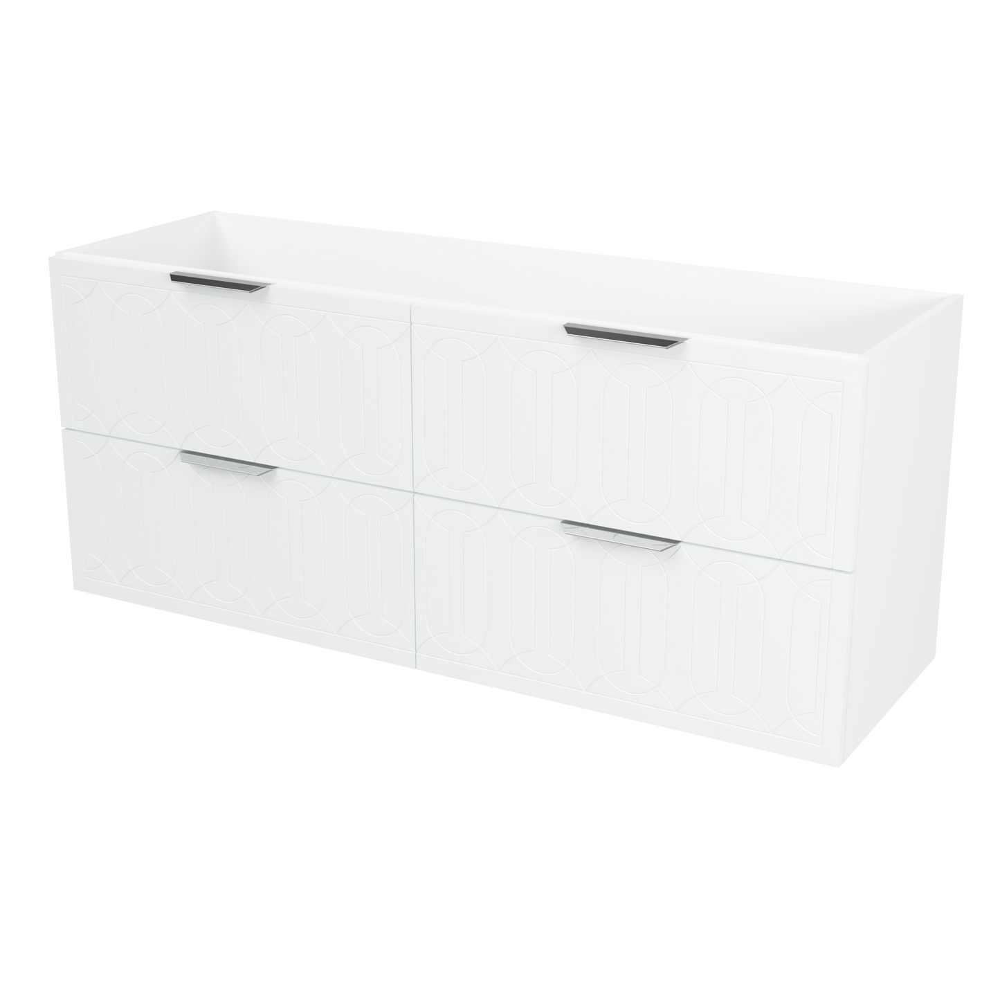 Elenora Wall Mount Vanity Cabinet 60 Inch