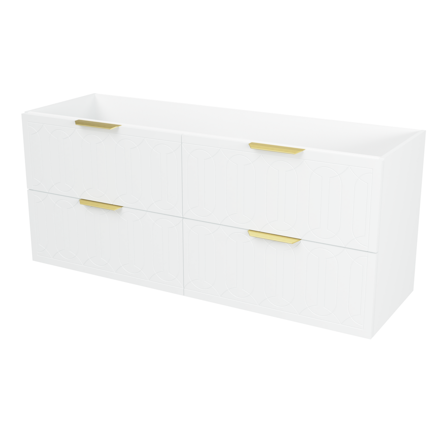 Elenora Wall Mount Vanity Cabinet 60 Inch