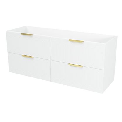 Elenora Wall Mount Vanity Cabinet 60 Inch