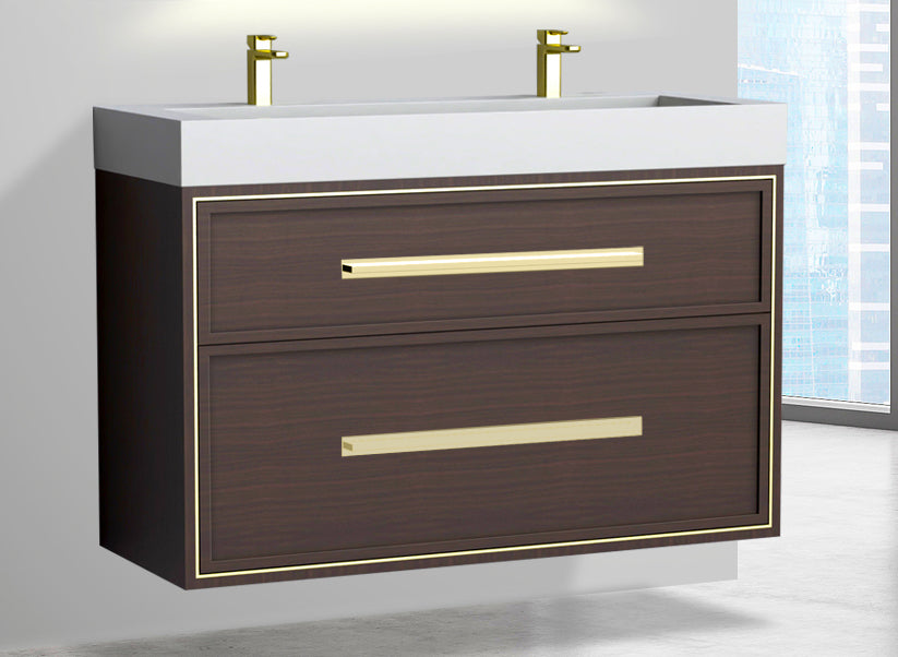Edge 48D" Wall hung Vanity Cabinet