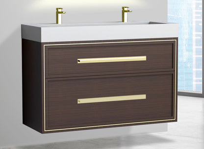 Edge 48D" Wall hung Vanity Cabinet