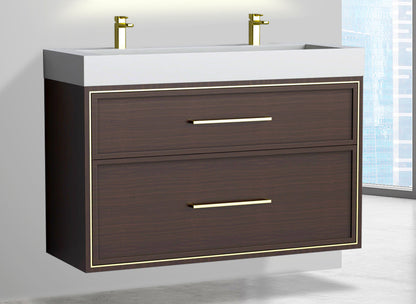 Edge 48D" Wall hung Vanity Cabinet