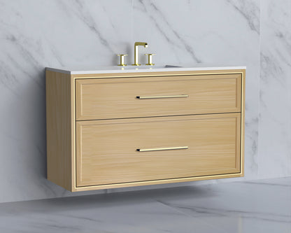 Edge 48C" Wall hung Vanity Cabinet