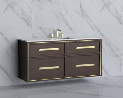 Edge 60C" Wall hung Vanity Cabinet