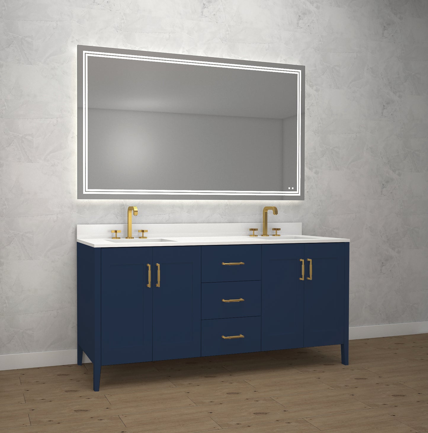 Encore 72" Free Standing Vanity Cabinet