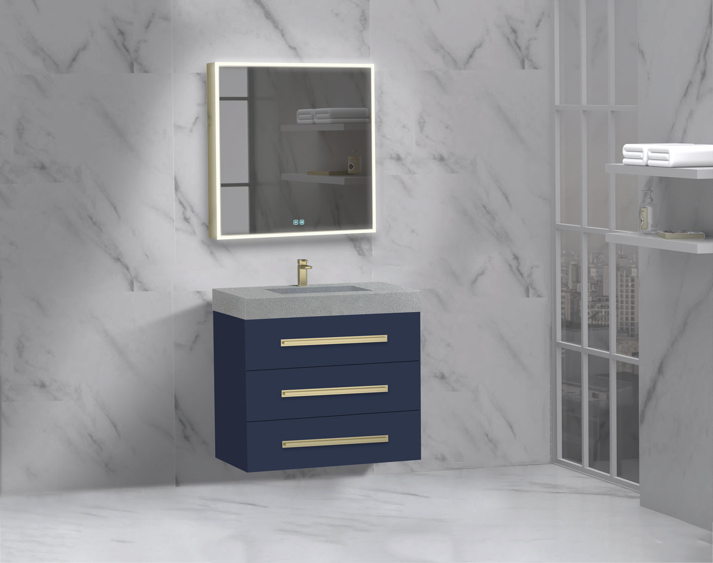 Epic 30" Wall hung Vanity Cabinet