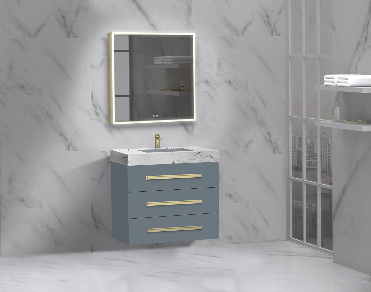 Epic 30" Wall hung Vanity Cabinet
