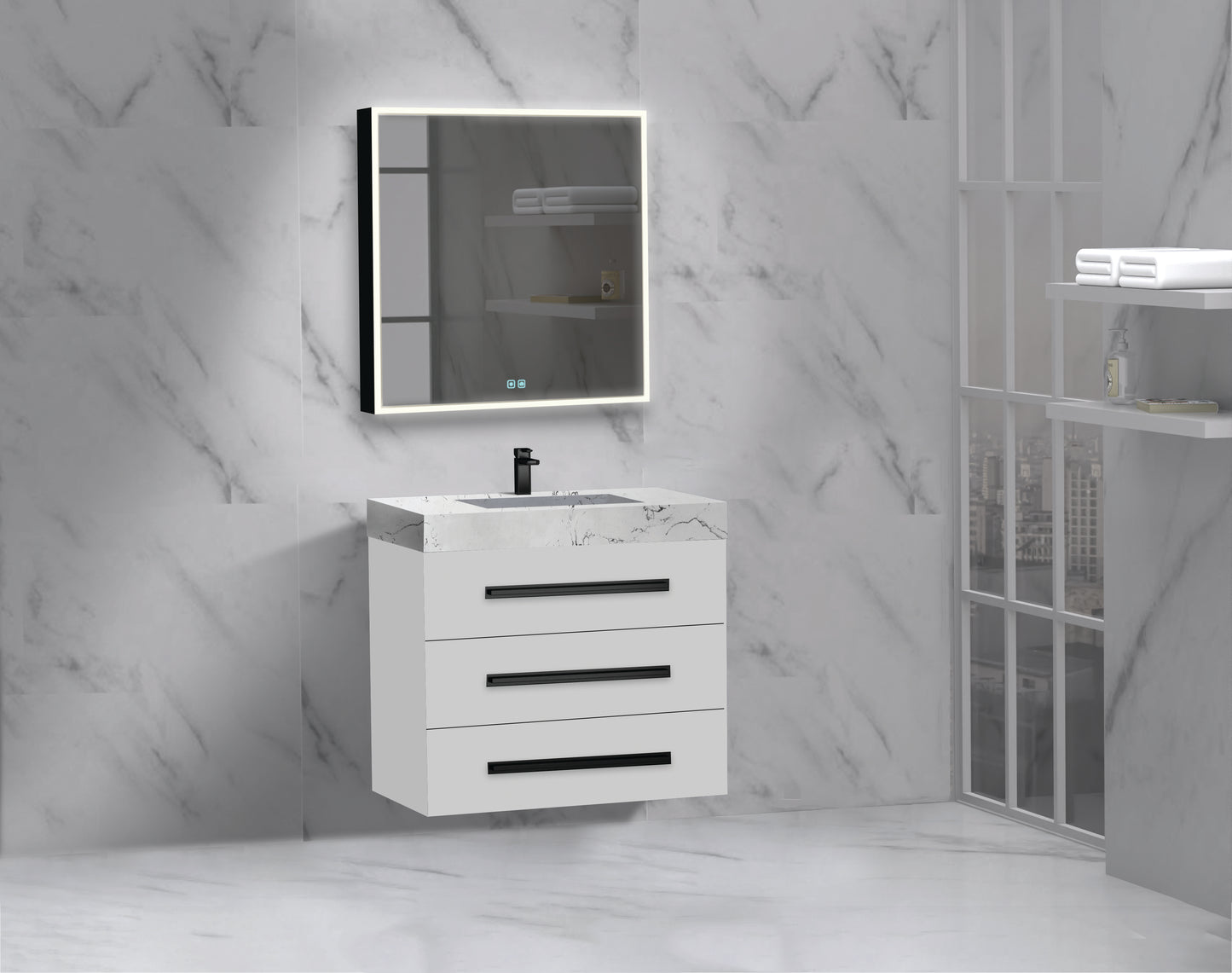 Epic 30" Wall hung Vanity Cabinet