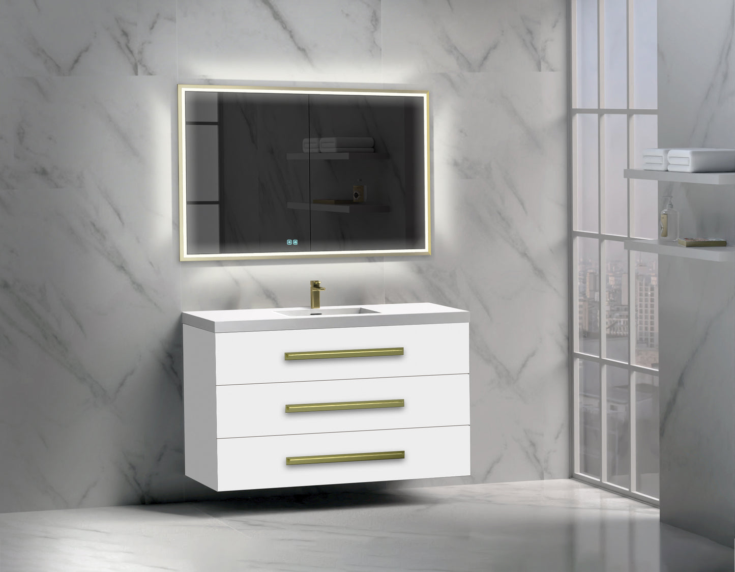 Epic 48C" Wall hung Vanity Cabinet
