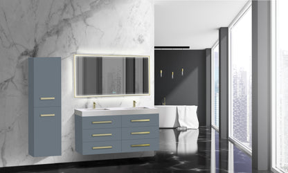 Epic 60D" Wall hung Vanity Cabinet