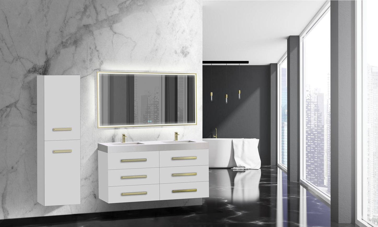 Epic 60D" Wall hung Vanity Cabinet