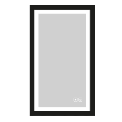 Portrait III Lighted Slique Mirror, 20" x 30" x 7/8", Rectangular, Frame