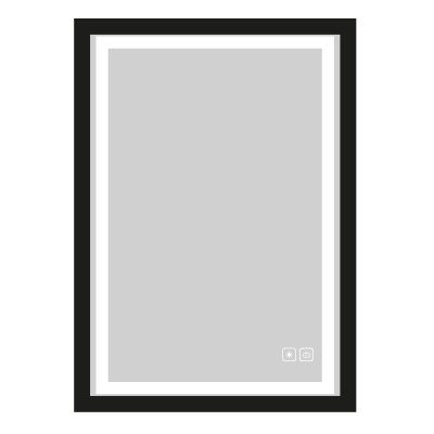 Portrait III Lighted Slique Mirror, 20" x 30" x 7/8", Rectangular, Frame