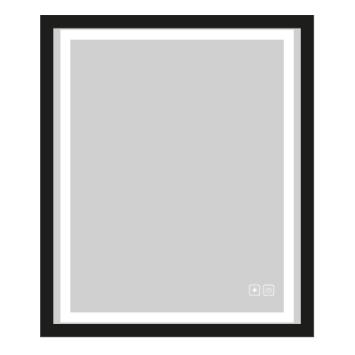 Portrait III Lighted Slique Mirror, 20" x 30" x 7/8", Rectangular, Frame