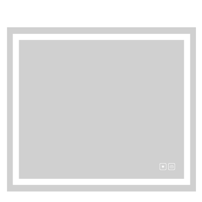 Serenity III Lighted Slique Mirror, 20" x 30" x 7/8", Rectangular, 2700/3000/4000K Temperature, Deffoger, Dimmable