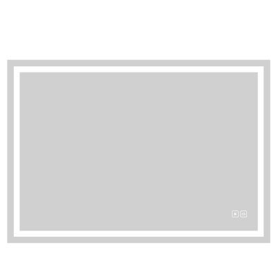 Serenity III Lighted Slique Mirror, 20" x 30" x 7/8", Rectangular, 2700/3000/4000K Temperature, Deffoger, Dimmable