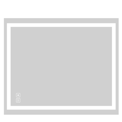 Serenity III Lighted Slique Mirror, 20" x 30" x 7/8", Rectangular, 2700/3000/4000K Temperature, Deffoger, Dimmable