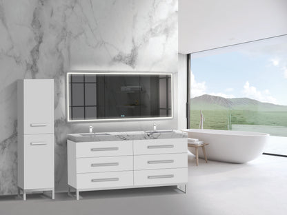 Icon 72D" Free standing Vanity Cabinet with C-Base