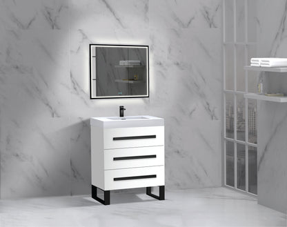 Icon 24" Free standing Vanity Cabinet with S-Feet
