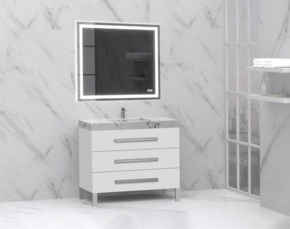 Icon 42" Free standing Vanity Cabinet with L-Feet
