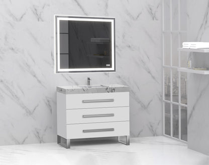Icon 42" Free standing Vanity Cabinet with S-Feet