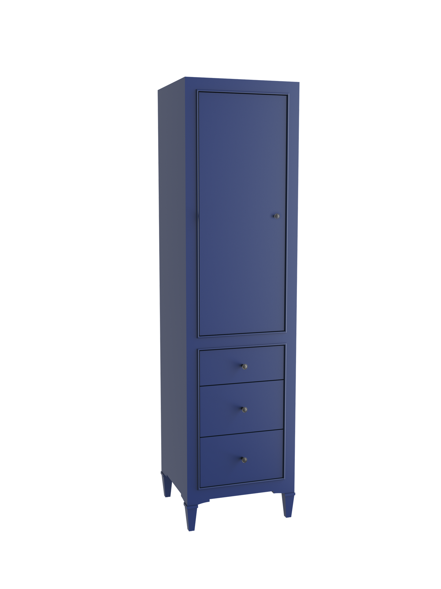 Classique 20"W x 18"D x 76"H Free Standing Linen Cabinet L Hinged