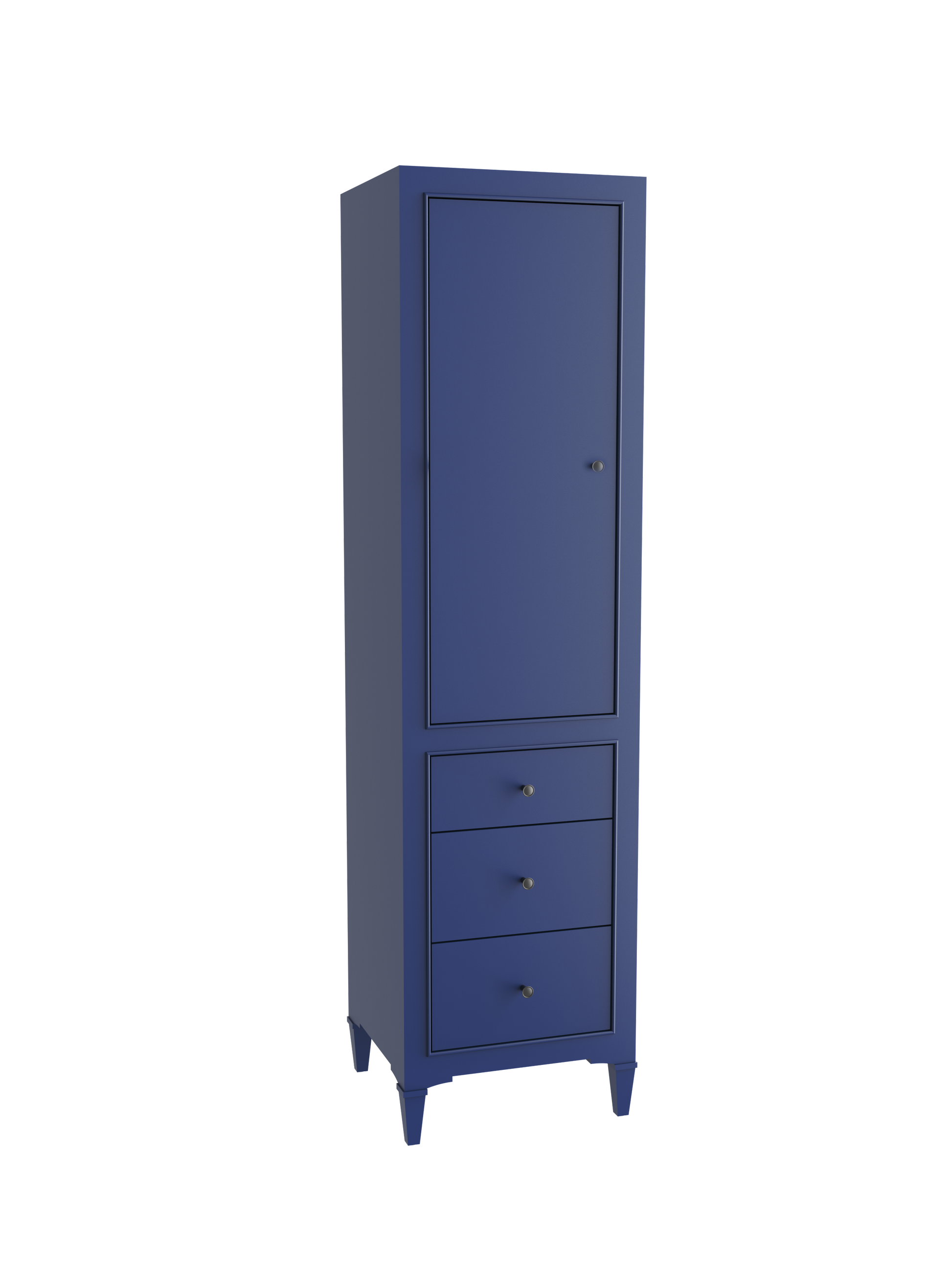 Classique 20"W x 18"D x 76"H Free Standing Linen Cabinet L Hinged