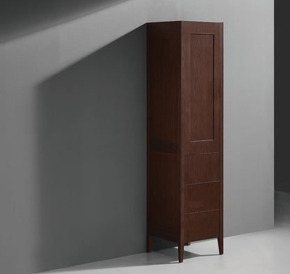 Encore 18"W x 18"D x 76"H Free Standing Linen Cabinet L Hinged