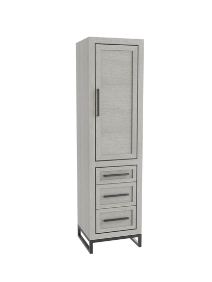 Estate 20"W x 18"D x 76"H Free Standing Linen Cabinet R Hinged